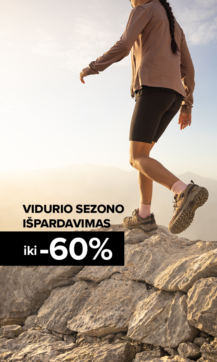 Vidurio sezono i&scaron;pardavimas iki -60%! Rinkis dabar ir sutaupyk. Pasiūlymas galioja iki 2026 05 31 atrinktoms prekėms. Nemokamas grąžinimas per 365 d.